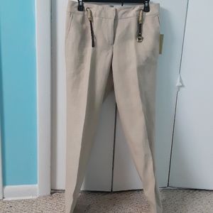 Linen Pants with leather belt